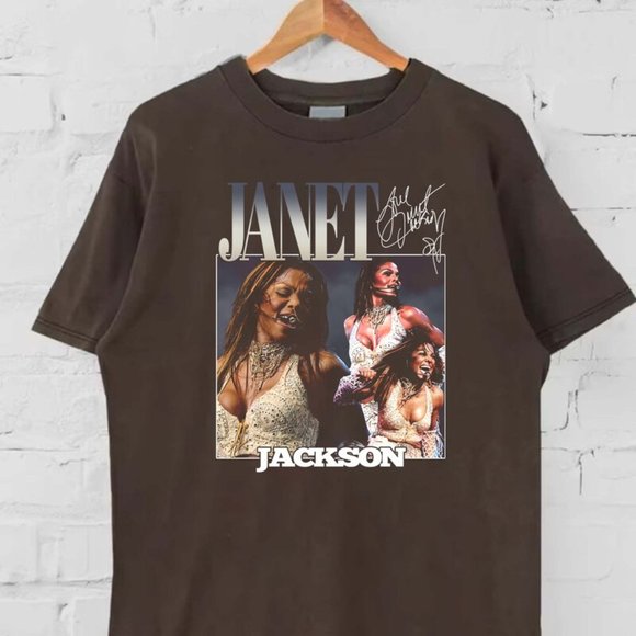 Vintage Janet Jackson t Shirt, Janet Jackson Retro 90s Tshir - Picture 1 of 1